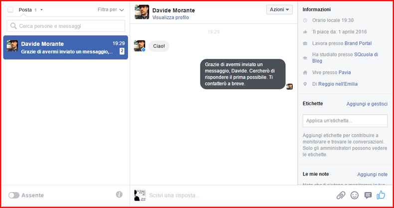 Pagine aziendali Facebook un potente strumento di customer service 18
