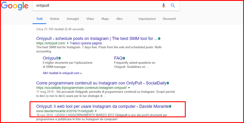 l'importanza di un sito web