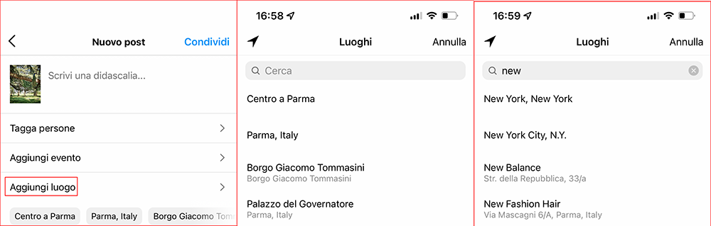 I luoghi su Instagram: come e perché crearli.